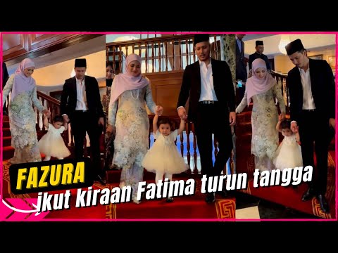 Fazura || ikut kiraan Fatima turun tangga