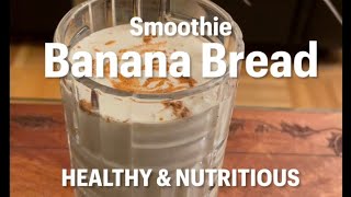 Best Banana Bread Smoothie | Vitamix Protein Shake | Healthy Breakfast Recipe #Shorts #Youtubeshorts