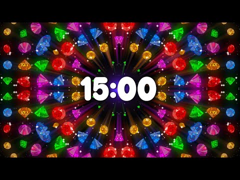 15 Minute Hypnotic Kaleidoscope Countdown