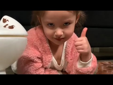 4 years old Daughter poop pranking Mom and Dad