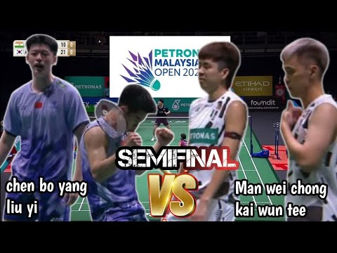 SF : chen bo yang/liu yi [CHN] vs man/kai wun tee [MAL] | petronas malaysia open 2025