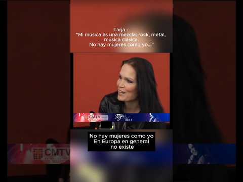 TARJA: "Soy una chica rara" #tarjaturunen #nightwish #metal #Tarja #music