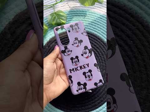 Micky Mouse mobile cover painting #diy #reuseoldmobilecover #craft #shorts