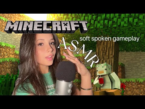 ASMR Soft Spoken Minecraft Let's Play (Key Board Noises, Mouse Clicking, Funny Commentary)