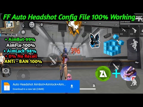 🔥 Auto headshot config file free fire aimbot + aimlock | Headshot config file free fire max