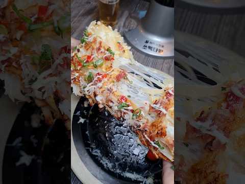 Korean potato pancake #koreanfood #youtubeshorts #koreanfood