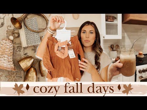 COZY FALL DAYS | aldi fall haul, pumpkin brown sugar coffee, and fall vintage decor haul