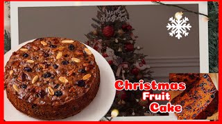 Christmas plum cake recipe with rum | Easy rich fruit cake recipe  | SONALI’S KITCHEN