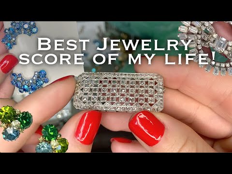 Best Jewelry score of my life!! I bought an entire display of estate jewelry.