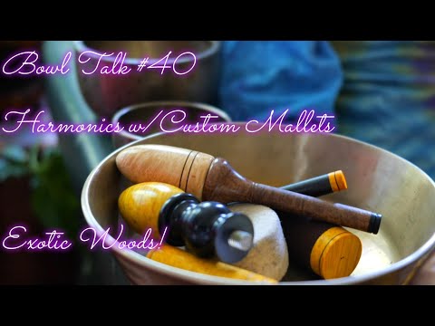 BOWL TALK #40 ~ PLAYING HARMONICS W/CUSTOM MALLETS~ VISIT WWW.TEMPLESOUNDS.NET FOR OUR SUMMER SALE!