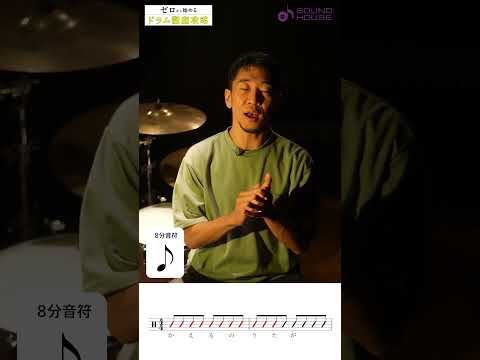 Lesson 3-03 Tossy先生のドラムレッスン「音符の長さの種類」　 #サウンドハウス #ドラム #レッスン動画