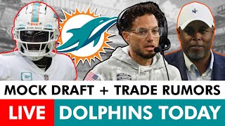 Miami Dolphins Rumors & Dolphins News LIVE: Tyreek Hill Ravens Trade? Dolphins NFL Mock Draft + Q&A