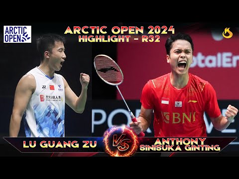 Anthony Sinisuka Ginting [INA] vs Lu Guang Zu [CHN] | Arctic Open 2024 |R32