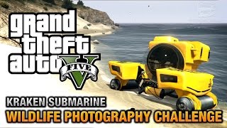 GTA 5 - Wildlife Photography Challenge (Kraken Submarine) [PS4 & Xbox One]