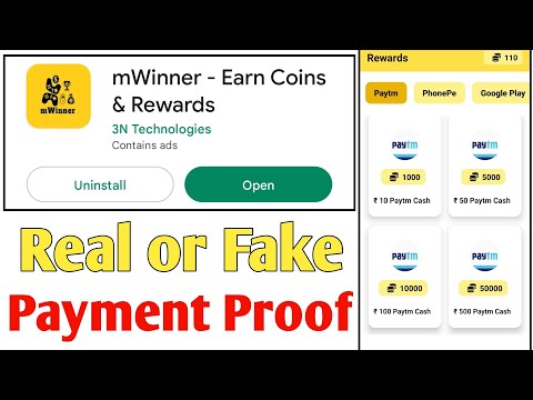 mwinner app real or fake | mwinner app payment proof