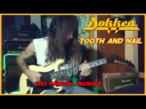 [RANDALL RG100ES] Dokken - Tooth and Nail Full Song Cover (Solo 1:25)