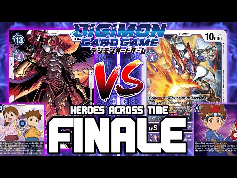 Beelzemon X VS Arresterdramon SM!! | Digimon Card Game: BT-12 Heroes Across Time (FINAL ROUND)