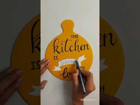 Amazing Ideas to Decorate your Kitchen |Kitchen Wall Hanging using cardboard | #diy #kitchen