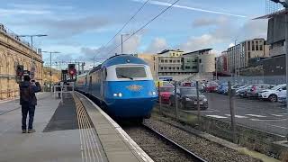 Midland Pullman HST enters Edinburgh Waverley.