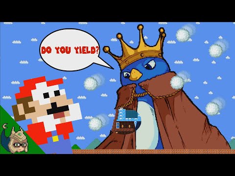 Mario vs the GIANT King Penguin Maze (MARIO MOVIE ANIMATION)