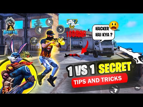 1 VS 1 One Tap Headshot Trick 🤯1 vs 1 Custom Tips and Tricks 🔥 Win Every 1 vs 1 Custom in Free Fire