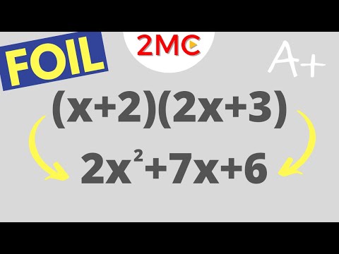 The FOIL Method | Easiest way to Multiply Polynomials | Algebra