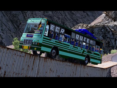 Aranthangi to Tiruchendur TNSTC Bus Driver vs Extreme Narrow Zig Zag Road | TNSTC ECR Queen Bus