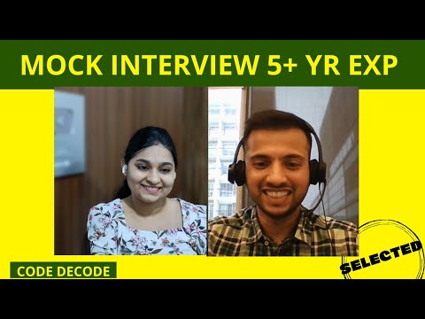 Mock Interview 5+ year experienced | Spring Boot | Java | Microservice | System Design | Code Decode