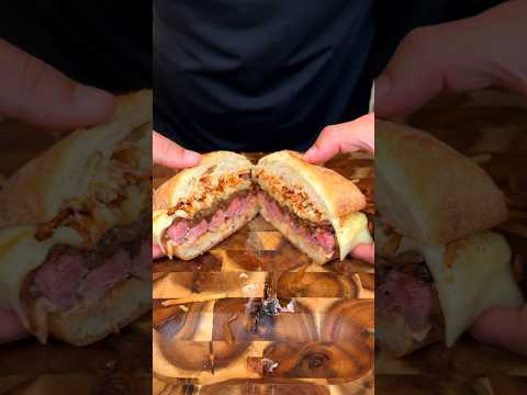 Steak Sandwich #FoodASMR #CookingASMR #ASMRFood #CookingSounds #SatisfyingSounds #Foodie #ASMRVideo