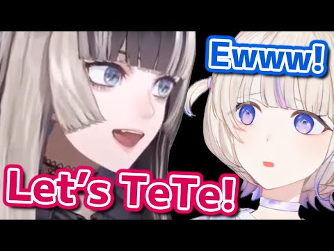 Hajime doesn't want Tete with Raden【Hololive】