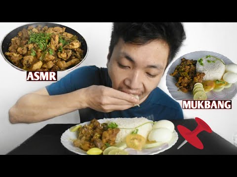 ASMR EATING CHICKEN CURRY MUKBANG #twistedfoodsasmr #asmreatingchickencurry #cookingandeatingasmr