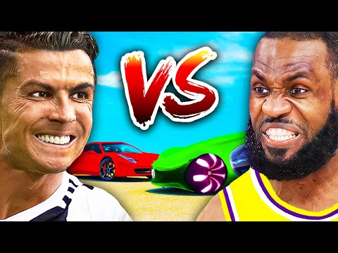 Ronaldo VS LeBron - Car Wars