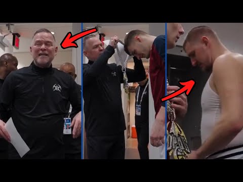 Denver Nuggets Locker Room Celebration After Nikola Jokic Makes Triple-Double vs. Dallas Mavericks!