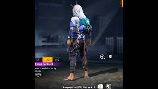 Aqua backpack skin free fire | Rampage event 4.0 | Rampage event 2022 | #gloowall #ff