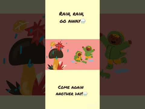 Rain Rain Go Away #Shorts #ChuChuTV #NurseryRhymes #KidsSongs