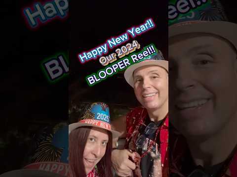 Happy New Year!! Here Is Our 2024 Blooper Reel!! #disney #shorts #newyear #2025 #universal #funny