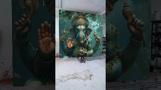 Ganpati Bappa morya drawing photo 🥰🙏🌺 #shorts #youtubeshorts #viralshorts #ganesh #ganpatibappamorya