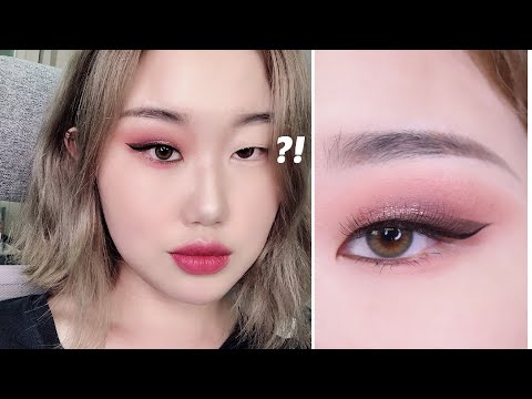 통통 무쌍 눈 2배 커보이는 컷크리즈 메이크업  Monolid Cut Crease Makeup Tutorial