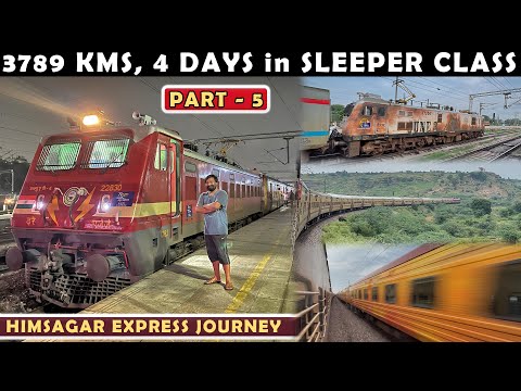 BHOPAL to H.NIZAMUDDIN (Delhi) : HIMSAGAR Express Complete Journey PART 5