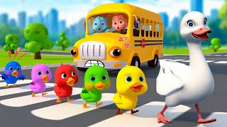 Wheels On The Bus Animal Song For Toddlers + More Nursery Rhymes & Kids Songs | Baby SumoCoco