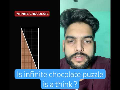 Is infinite chocolate puzzles are true or a misguide. #puzzlechallenge #shorts