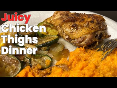 How to Make Juicy Baked Chicken Thighs Dinner