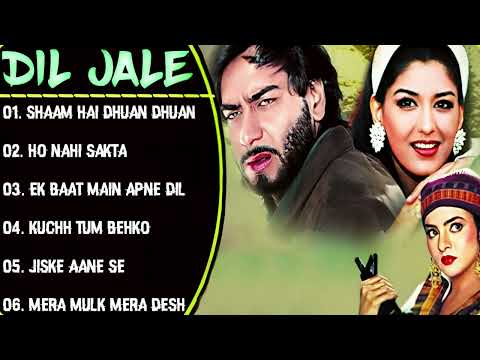 Dil Jale 1996 Movie All Songs | Ajay Devgn | Udit Narayan | Bollywood Old Heart Touching Songs