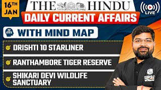 16 JANUARY Current Affairs | The Hindu Analysis | Current Affairs Today | PW OnlyIAS