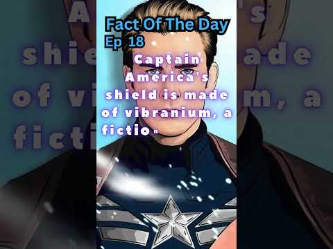 Fact Of The Day| Ep 18| Captain America Shield #shorts #trending #captainamerica #vibranium #sheild