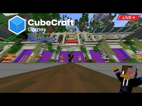 Minecraft - Cubecraft Skywars LIVE!