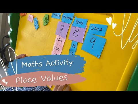 Maths Activities for Preschool & Kindergarten Kids | Learn Place Values Fun Way | Maths Worksheets