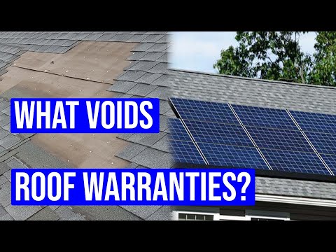 What Voids Roof Warranties? (What Voids Workmanship, Manufacturer Warranty)