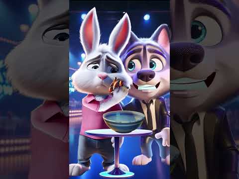 Bunny Eats Strange Food To Win Prizes - PART 1 #funny #animallover #cartoon