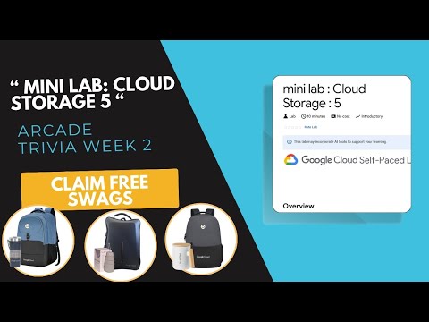 mini lab : Cloud Storage : 5 Lab Solution || Trivia December Week 2 || Free Google Goodies and Swags